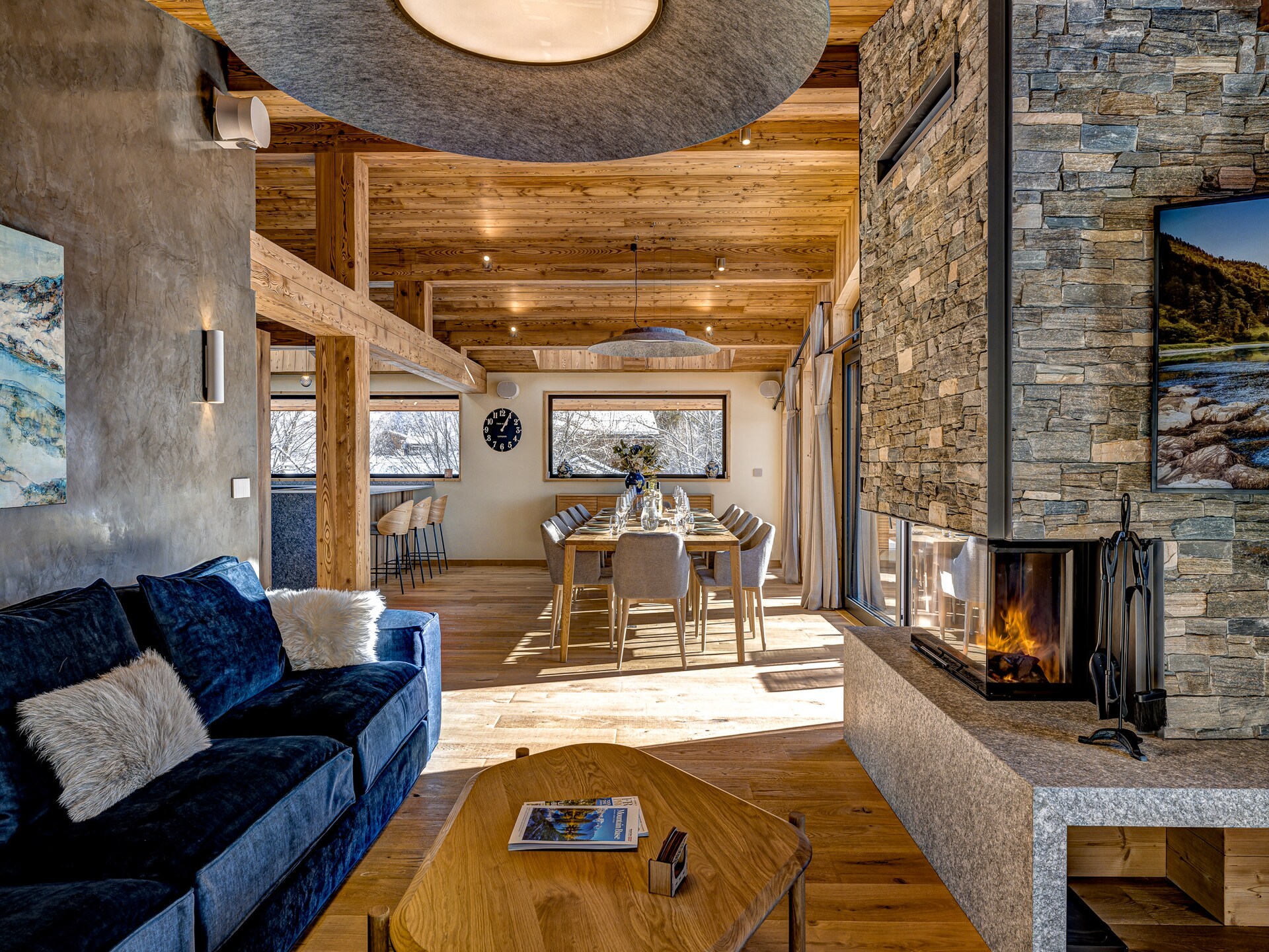 Chalet Josephine: 14-persoons chalet aan de golfbaan met sauna en Mont Blanc zicht - foto 12