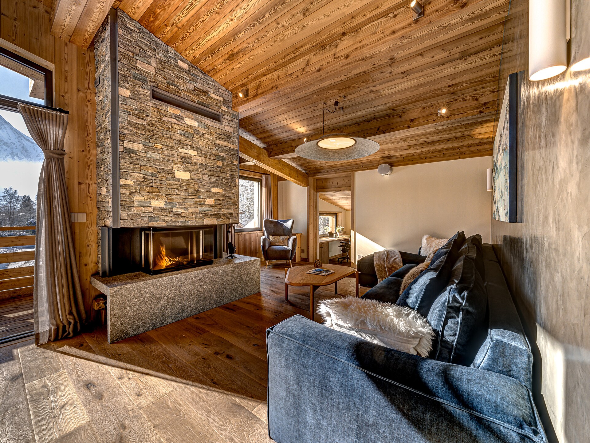 Chalet Josephine: 14-persoons chalet aan de golfbaan met sauna en Mont Blanc zicht - foto 16