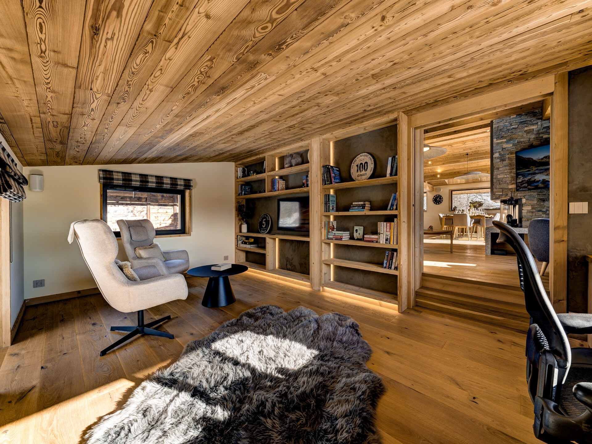 Chalet Josephine: 14-persoons chalet aan de golfbaan met sauna en Mont Blanc zicht - foto 17
