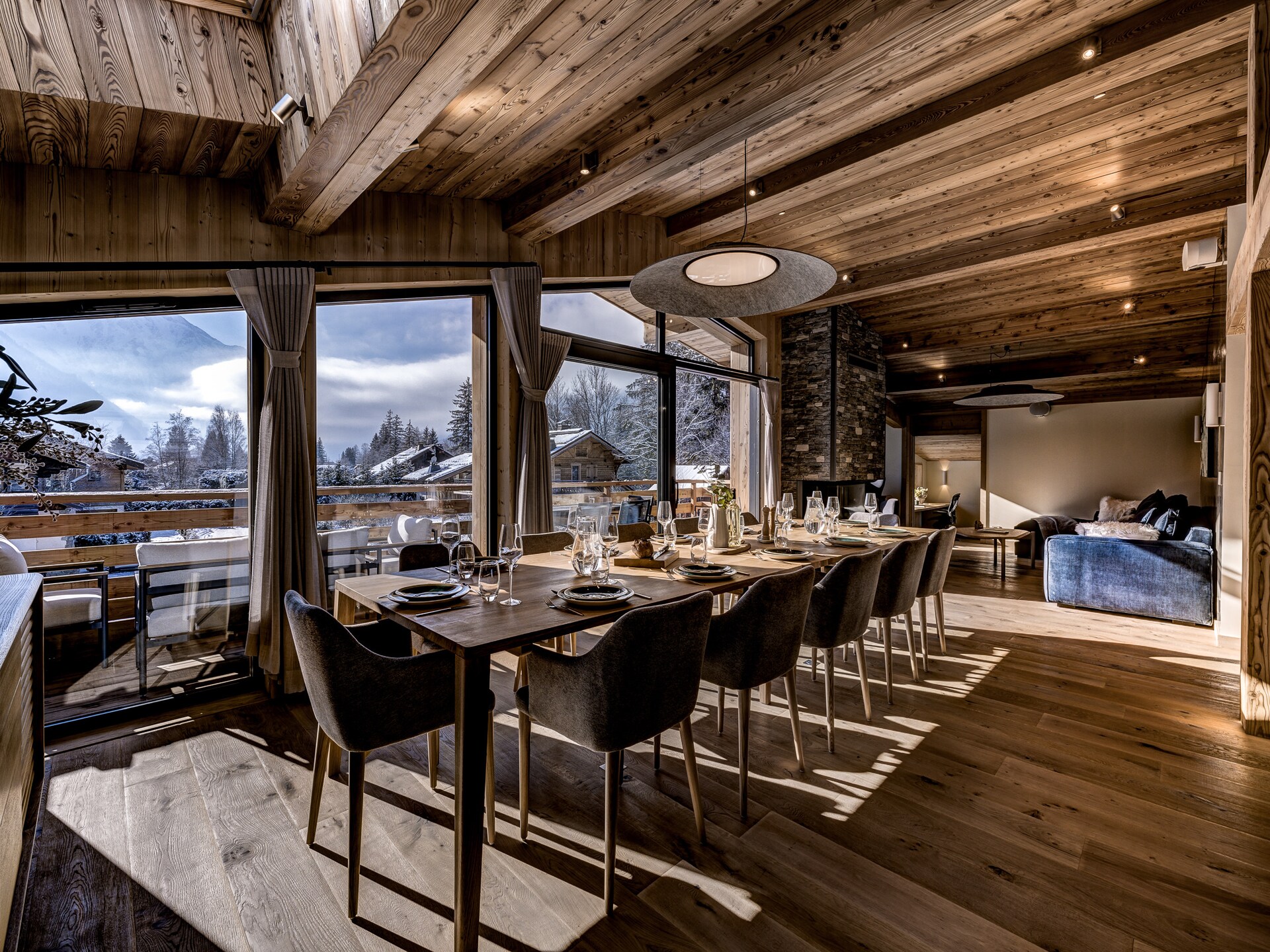 Chalet Josephine: 14-persoons chalet aan de golfbaan met sauna en Mont Blanc zicht - foto 18