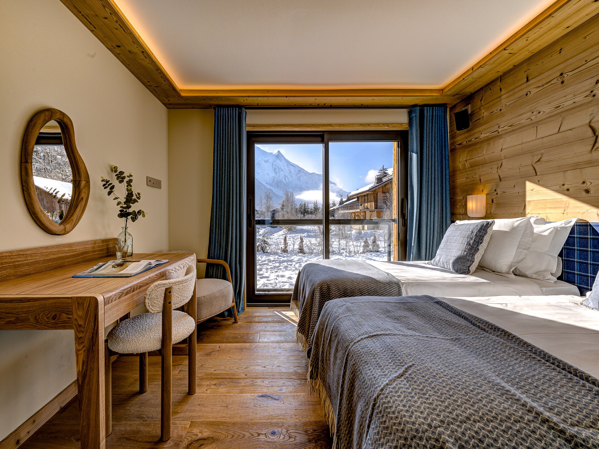 Chalet Josephine: 14-persoons chalet aan de golfbaan met sauna en Mont Blanc zicht - foto 27