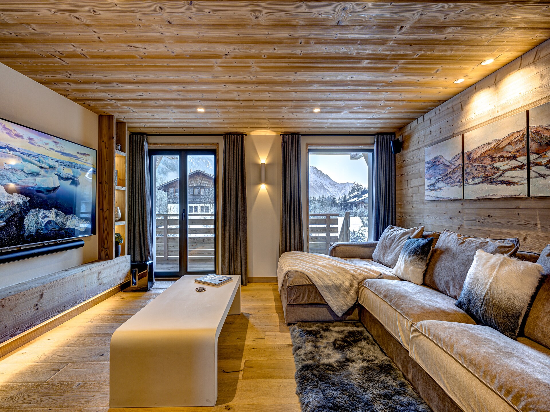 Chalet Josephine: 14-persoons chalet aan de golfbaan met sauna en Mont Blanc zicht - foto 13