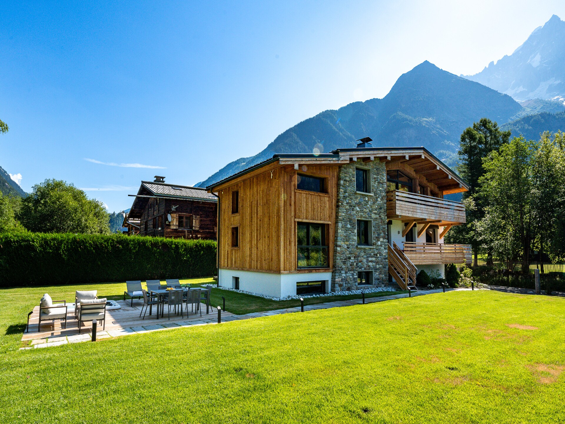 Chalet Josephine: 14-persoons chalet aan de golfbaan met sauna en Mont Blanc zicht - foto 10