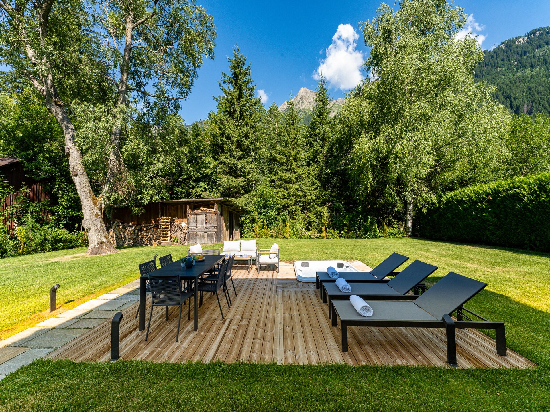 Chalet Josephine: 14-persoons chalet aan de golfbaan met sauna en Mont Blanc zicht - foto 44