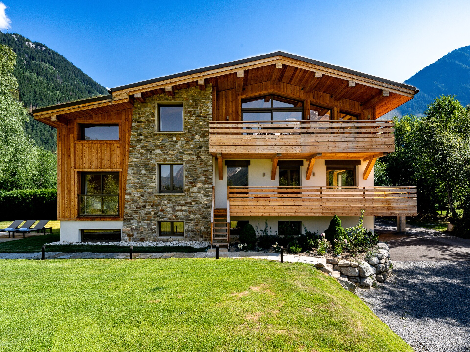 Chalet Josephine: 14-persoons chalet aan de golfbaan met sauna en Mont Blanc zicht - foto 11