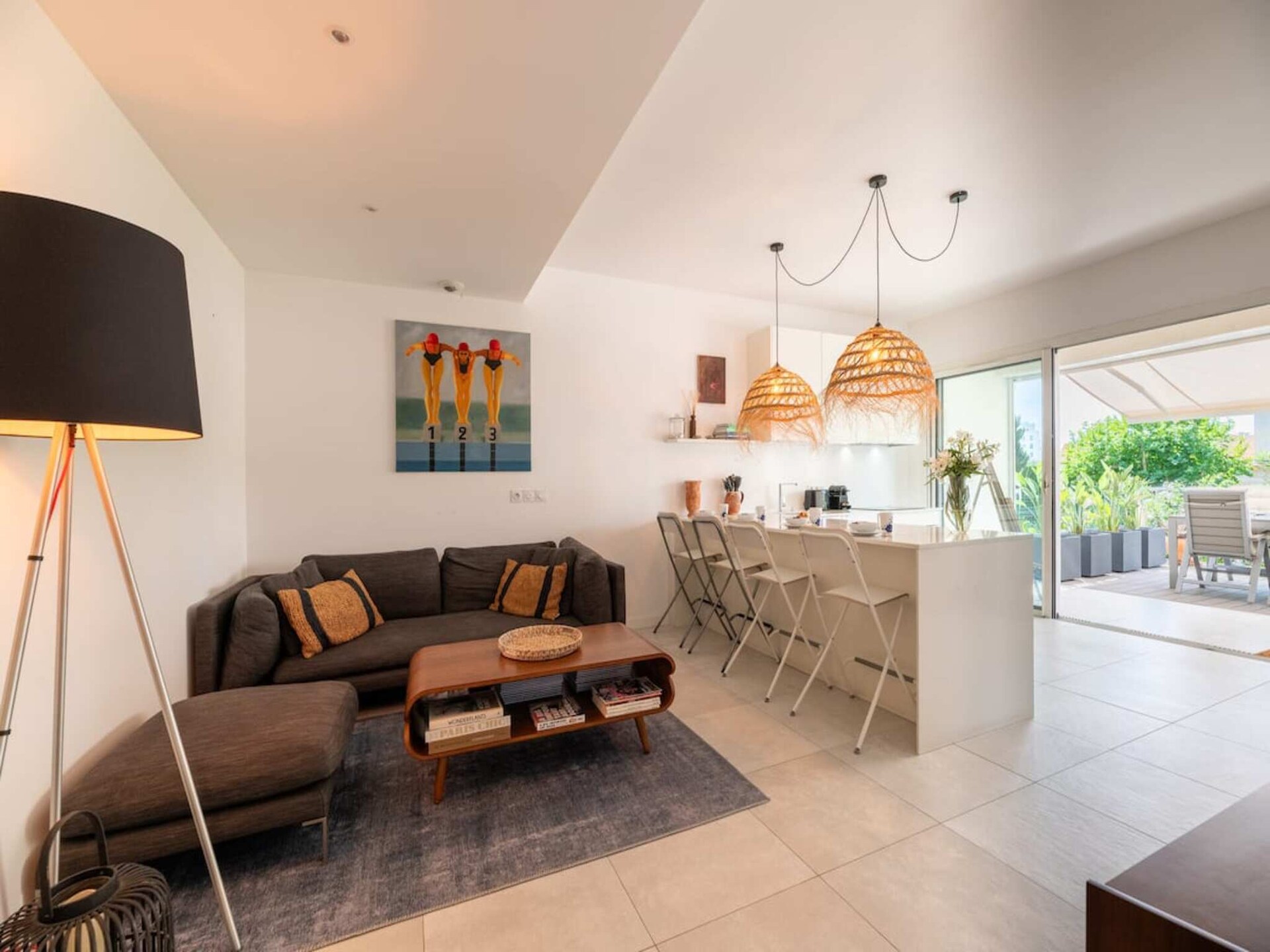 Au Cœur de Juan-les-Pins: modern appartement met groot terras op 250m van het strand - foto 1