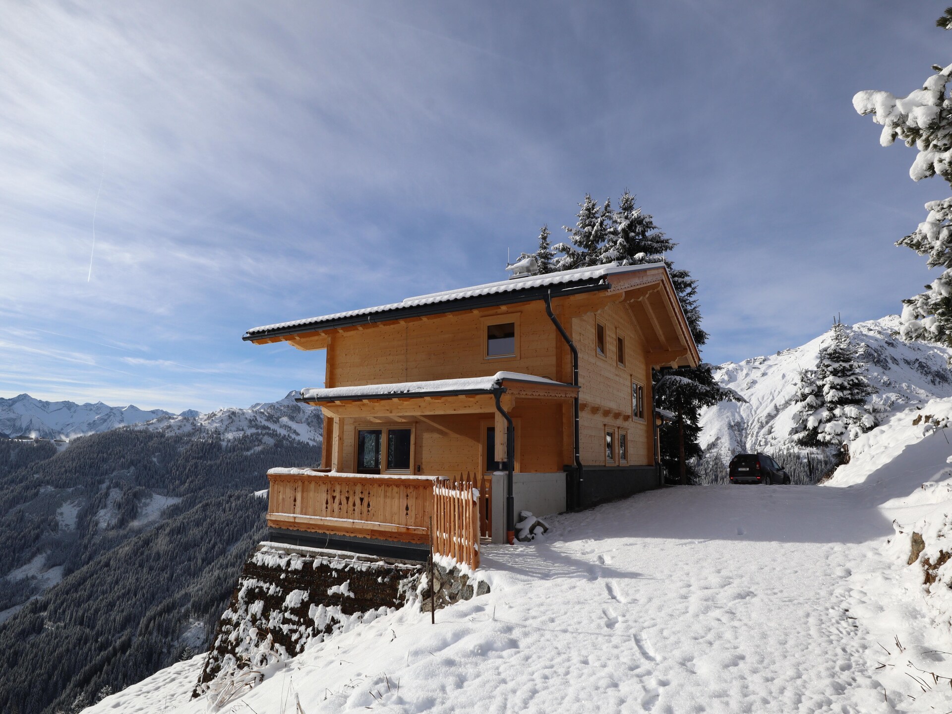 Vrijstaande chalet op 1700m in Hippach met panoramisch uitzicht over het Zillertal - foto 2