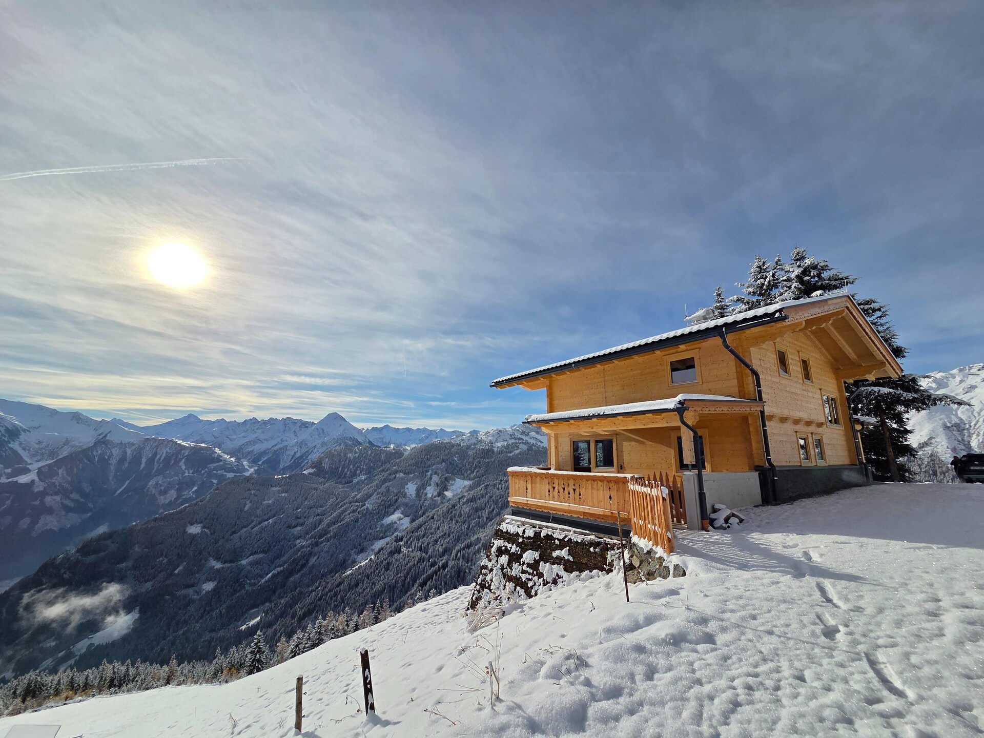 Vrijstaande chalet op 1700m in Hippach met panoramisch uitzicht over het Zillertal - foto 37