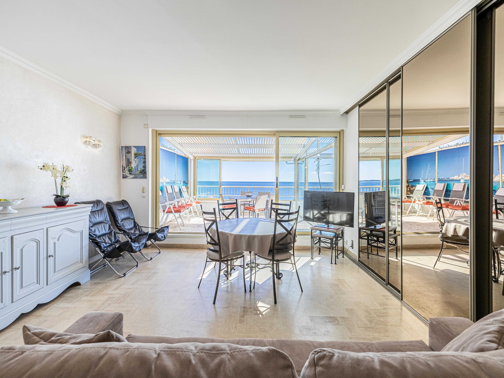 Licht appartement met terras in het hart van Cannes voor 6 personen - foto 6