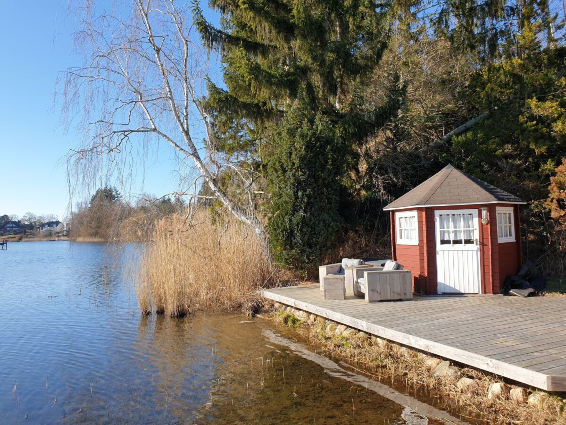 Zweeds vakantiehuis met privéstrand en sauna aan het meer in Güster - foto 11