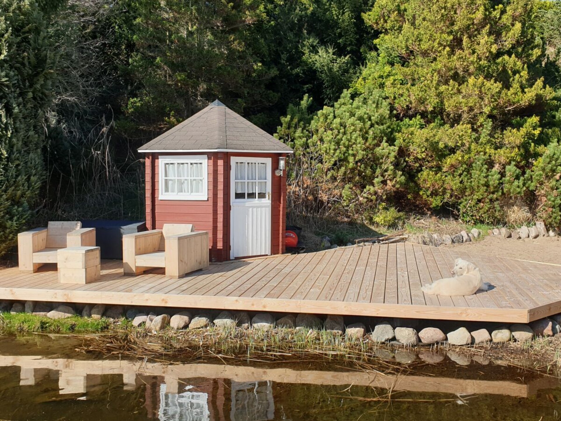 Zweeds vakantiehuis met privéstrand en sauna aan het meer in Güster - foto 16