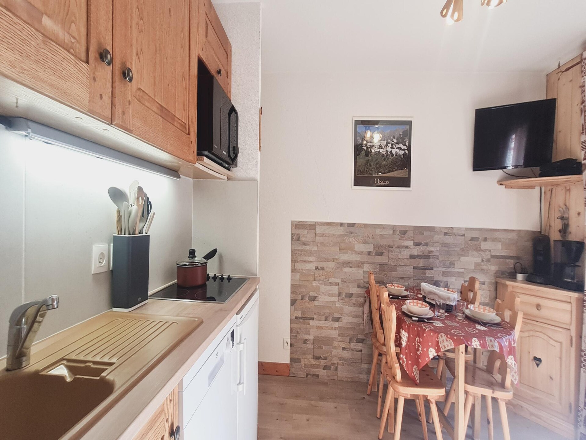 Aan de piste: Gezellig appartement voor 5 personen in Les Deux Alpes - foto 3