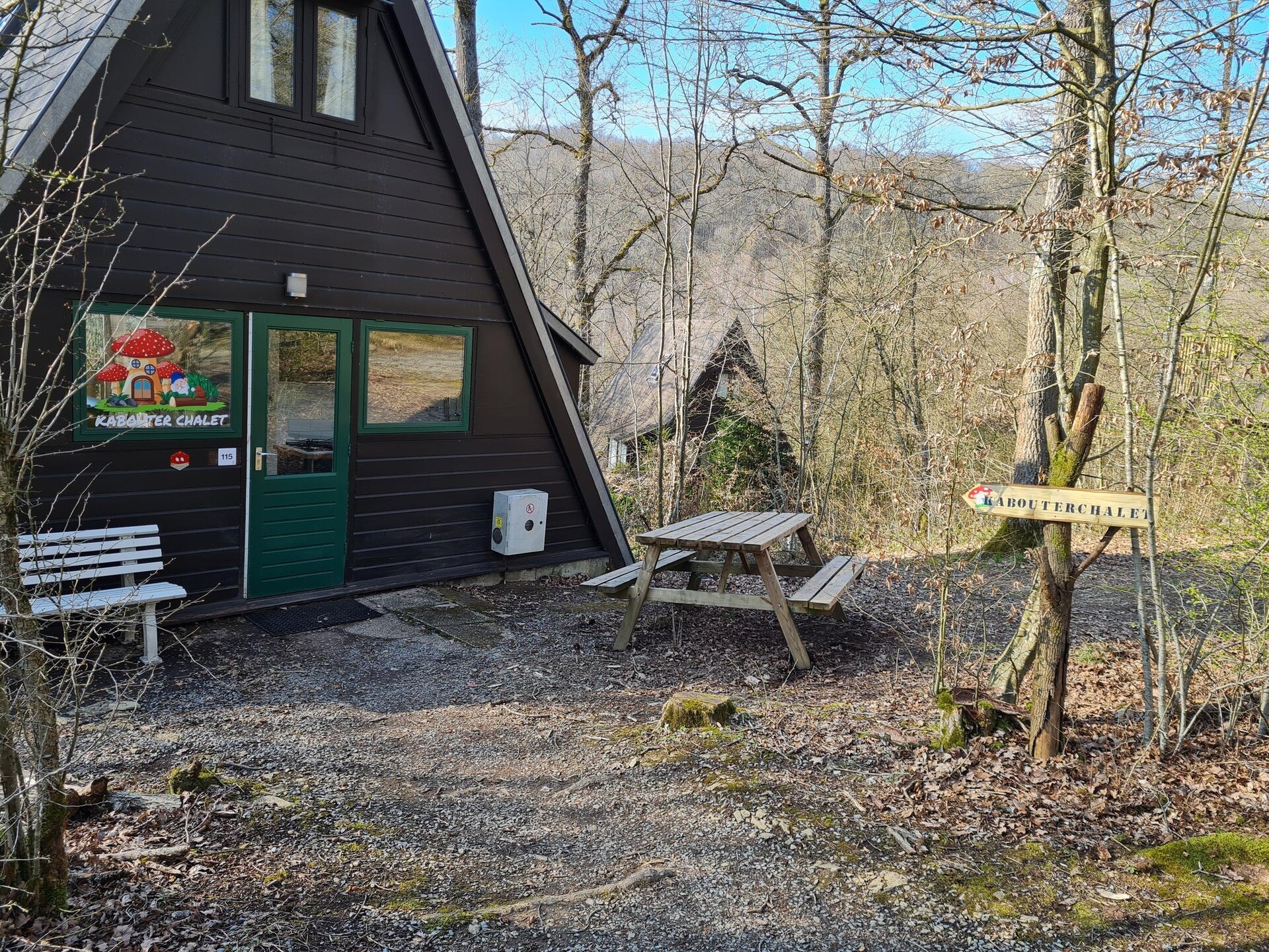 Chalet 115: knusse bosretraite voor 5 aan de golfbaan van Durbuy - foto 1