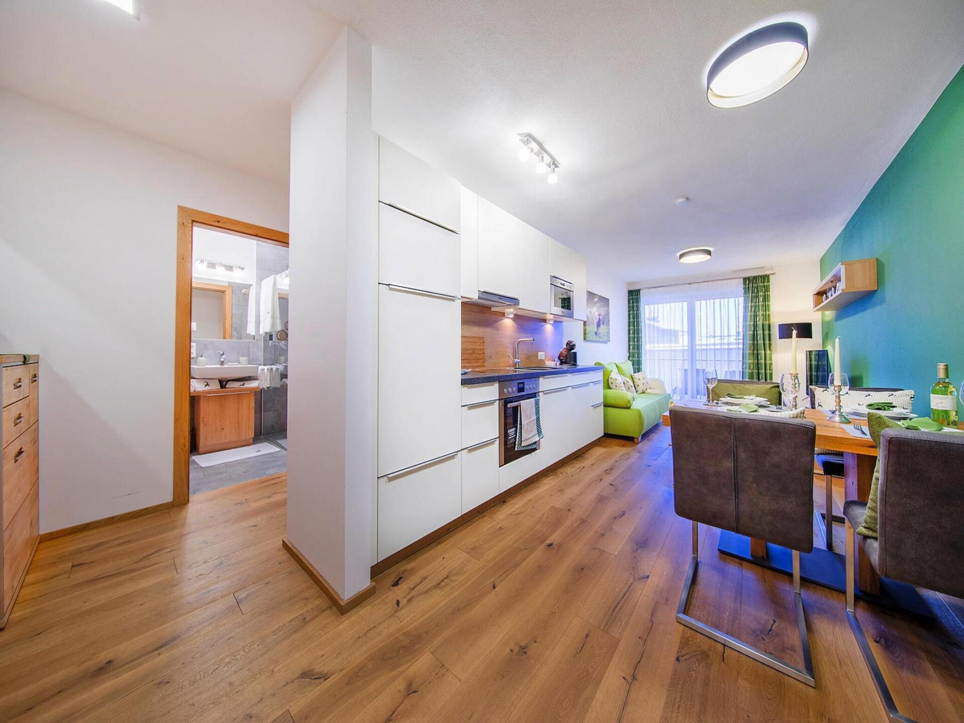 Appartement Helios Top 8: 50m² aan de bosrand in Neukirchen, 140m tot de lift - foto 3