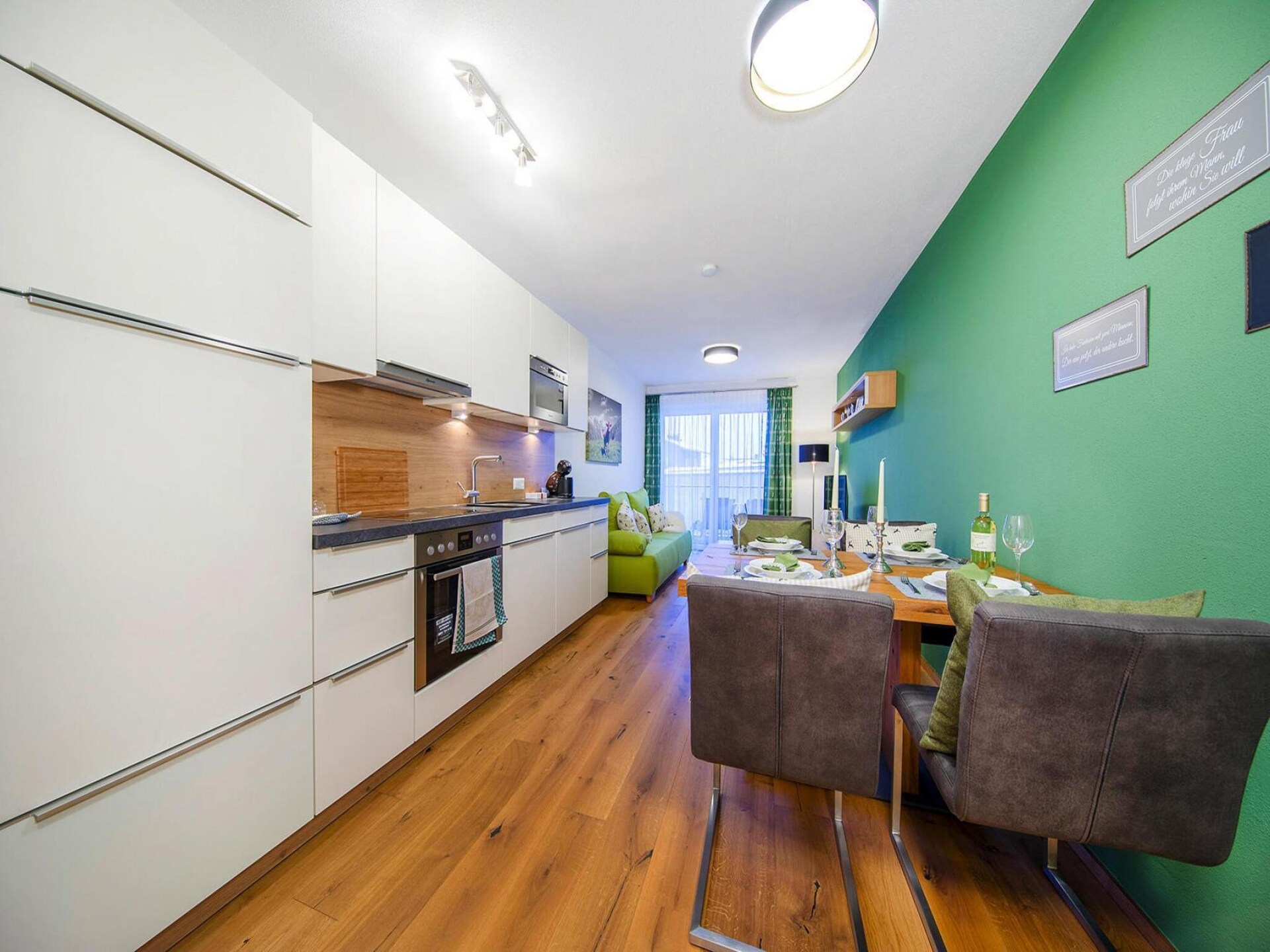 Appartement Helios Top 8: 50m² aan de bosrand in Neukirchen, 140m tot de lift - foto 8