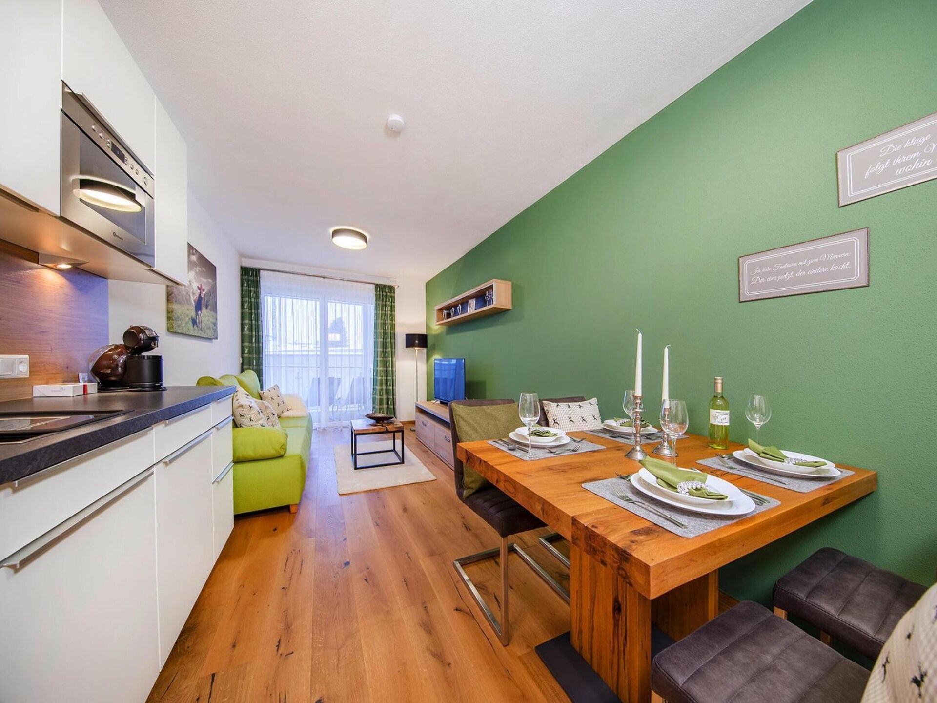 Appartement Helios Top 8: 50m² aan de bosrand in Neukirchen, 140m tot de lift - foto 5