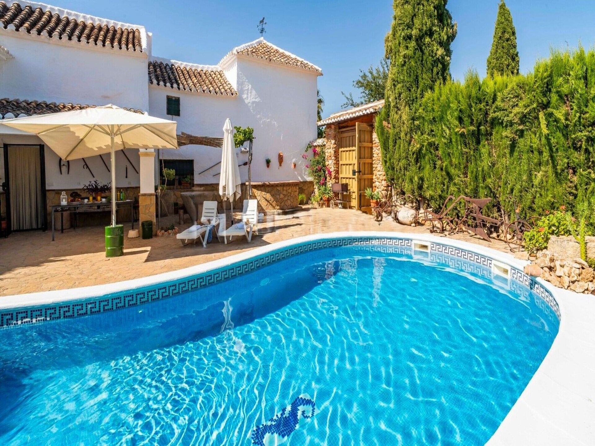 Ruim Andalusisch vakantiehuis met privézwembad en uitzicht op de bergen - foto 27
