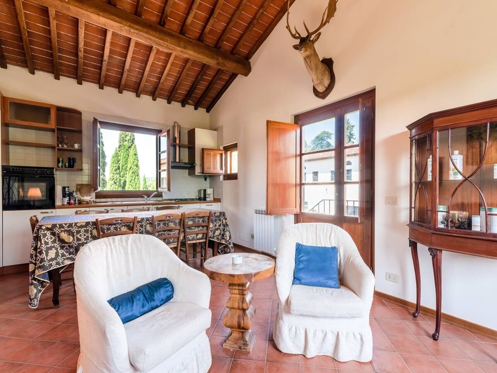 Authentiek Toscaans appartement met zwembad en tuin nabij Arezzo - foto 11