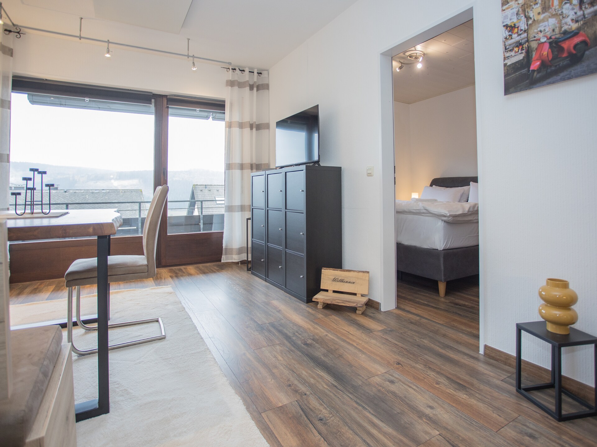 Mountain Escape 66: Comfortabel appartement met panoramisch uitzicht in Winterberg - foto 12