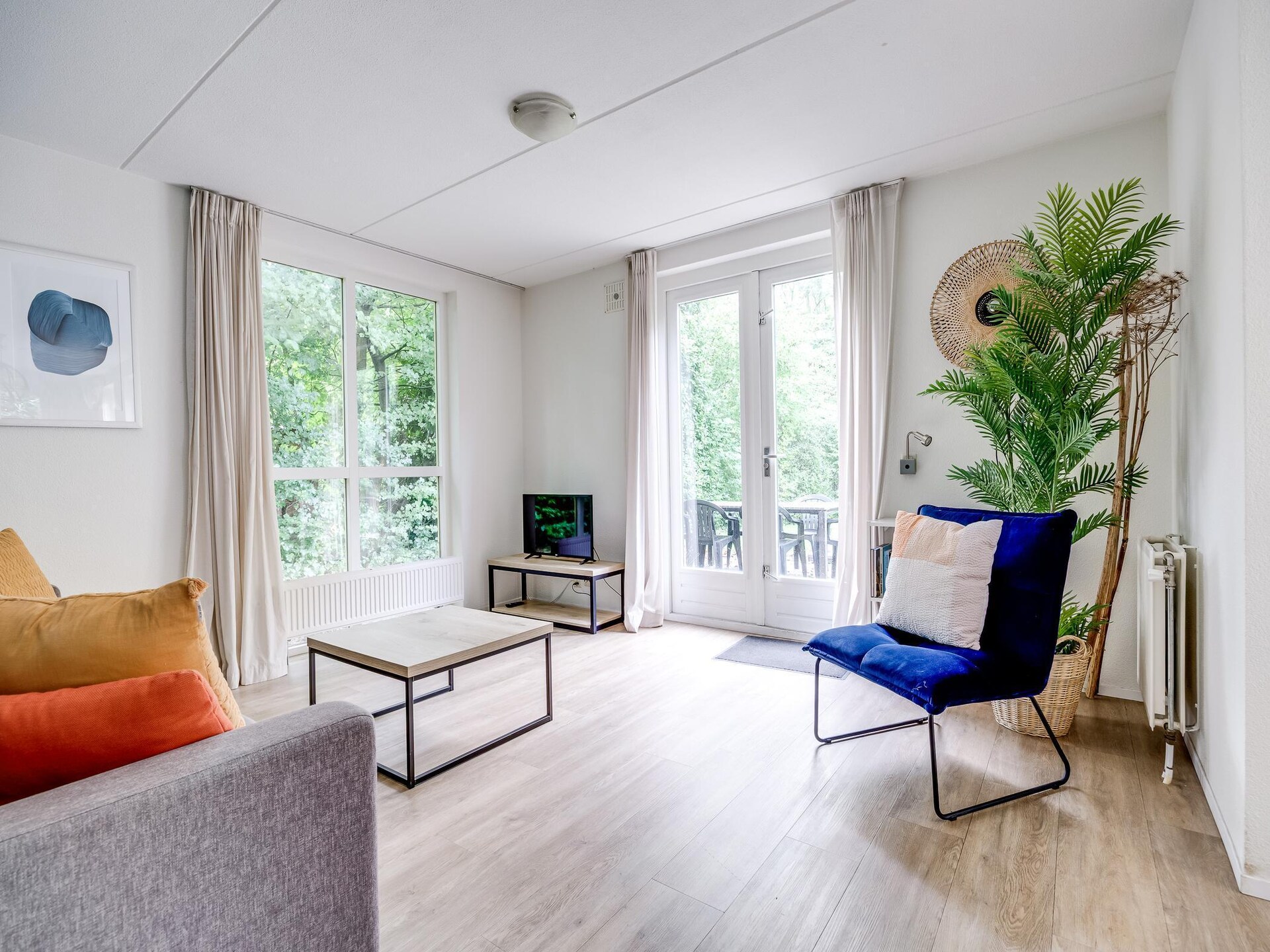 Vrijstaande sauna bungalow voor 6 personen in groen park bij Ewijk - foto 12