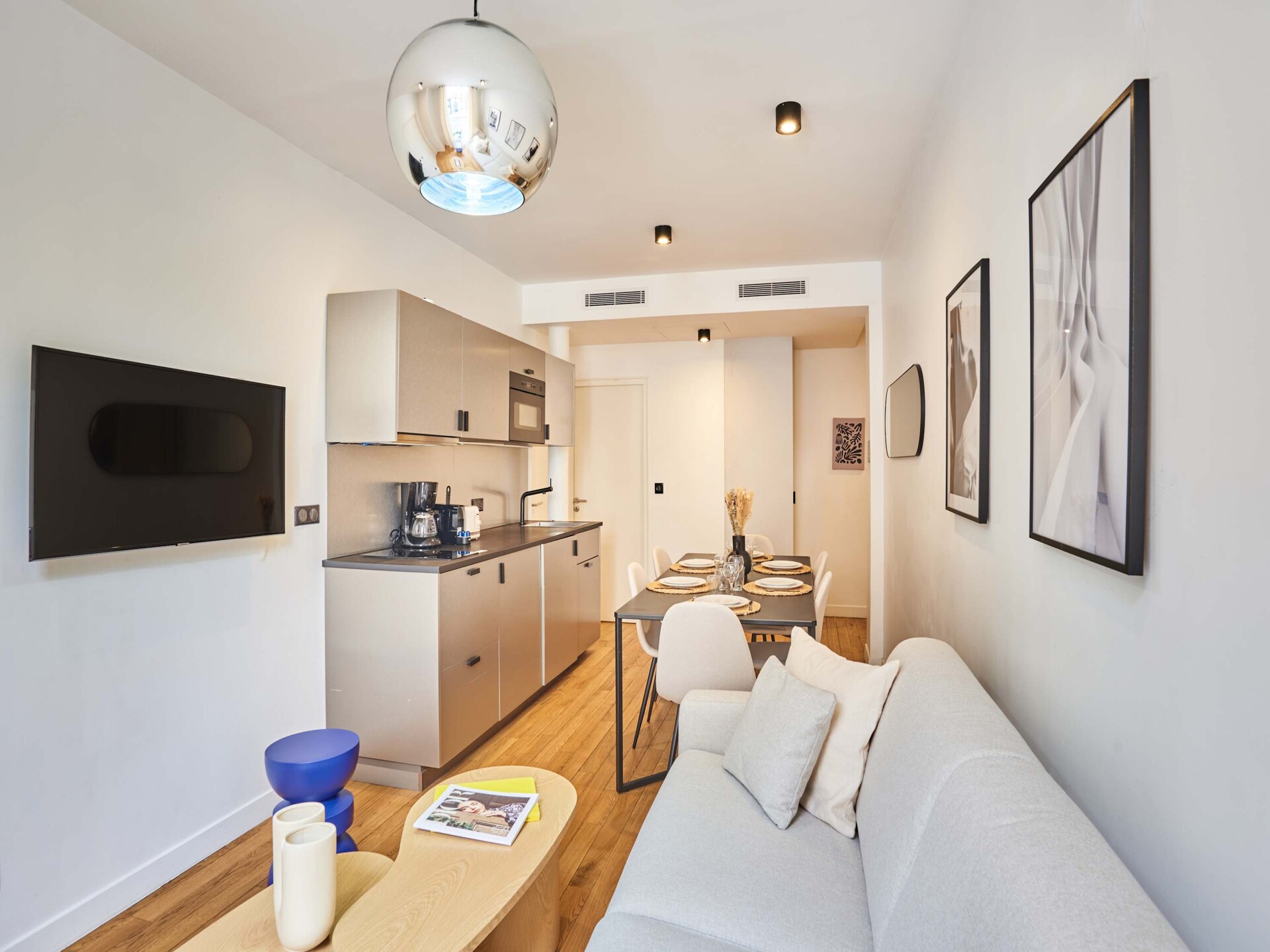 Licht appartement in het hart van Parijs, vlakbij de Marais - foto 9
