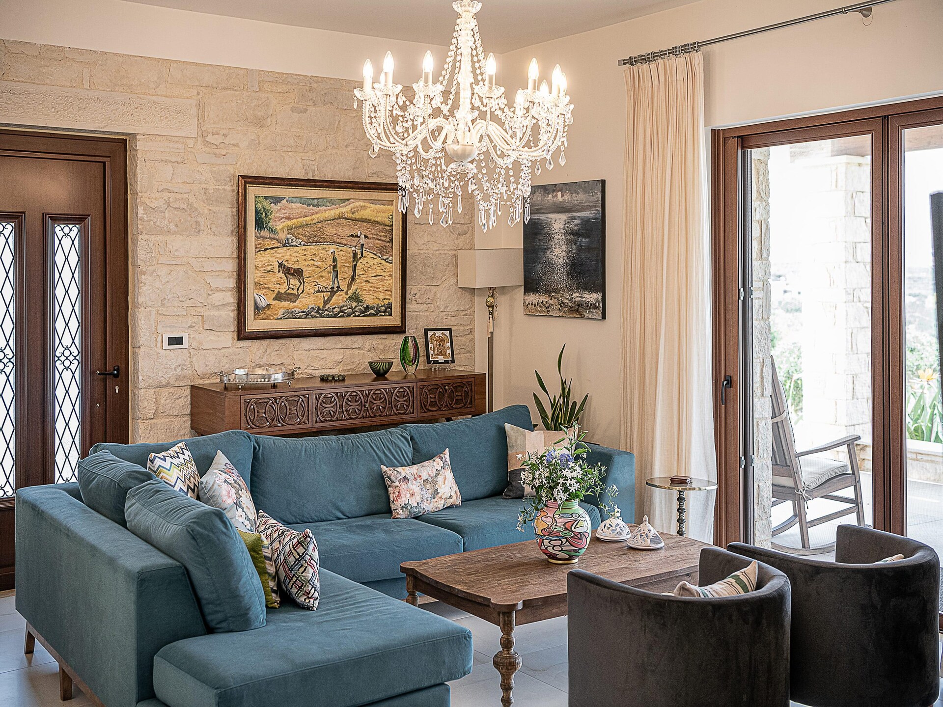 Villa Aloni: Luxe villa met infinitypool en zeezicht bij Kissamos, Kreta - foto 35