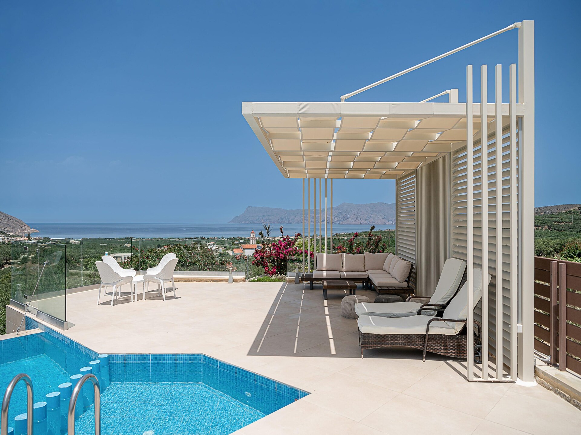 Villa Aloni: Luxe villa met infinitypool en zeezicht bij Kissamos, Kreta - foto 31