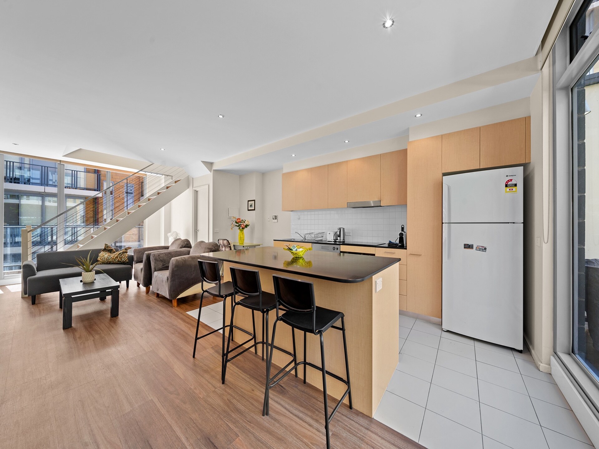 Modern appartement in New Acton met zwembad, sauna en balkon op loopafstand van centrum Canberra - foto 8