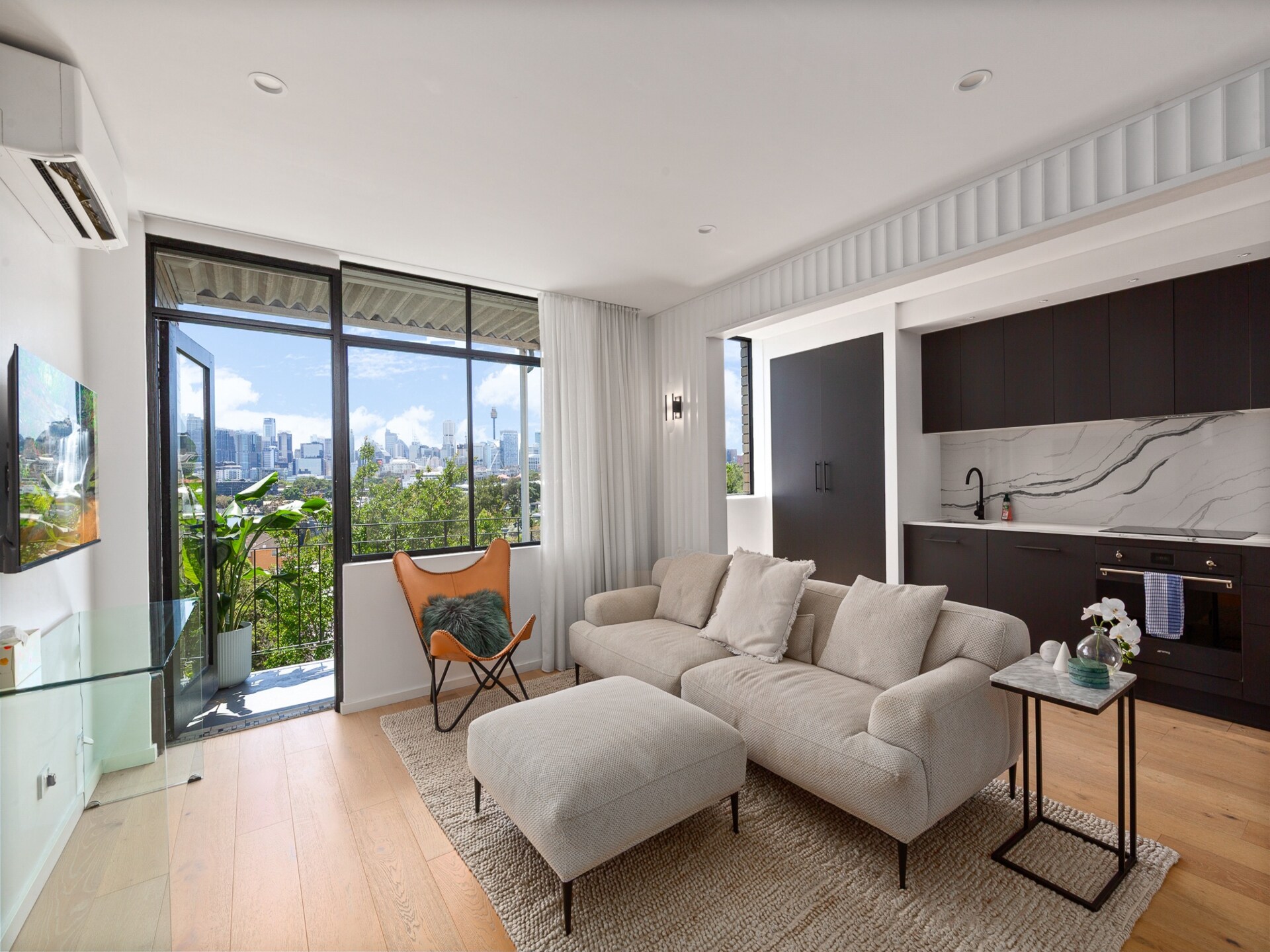 Stijlvol appartement in Glebe met uitzicht op de skyline van Sydney - foto 2