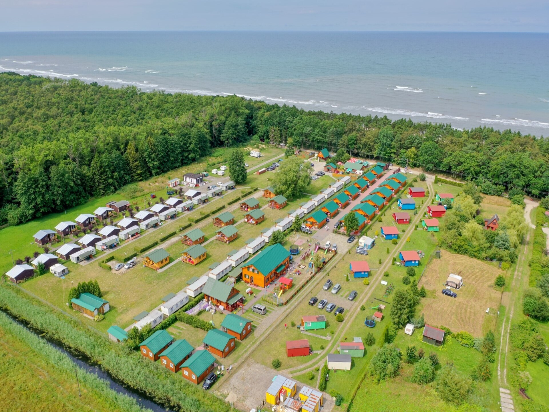 Vrijstaand bosvakantiehuis voor 5 personen op 150m van strand in Karwia - foto 12