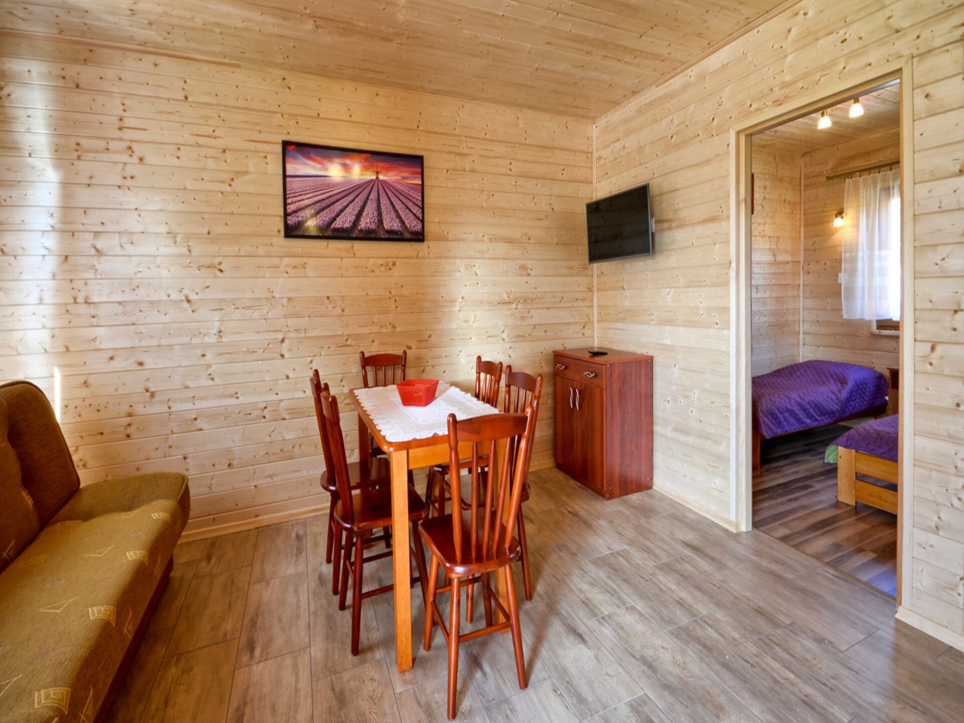 Vrijstaand bosvakantiehuis voor 5 personen op 150m van strand in Karwia - foto 3