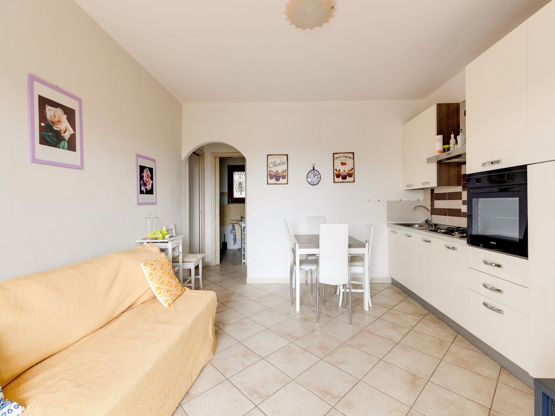 Licht appartement met zwembad en terras, 500m van zee in Castelsardo - foto 10