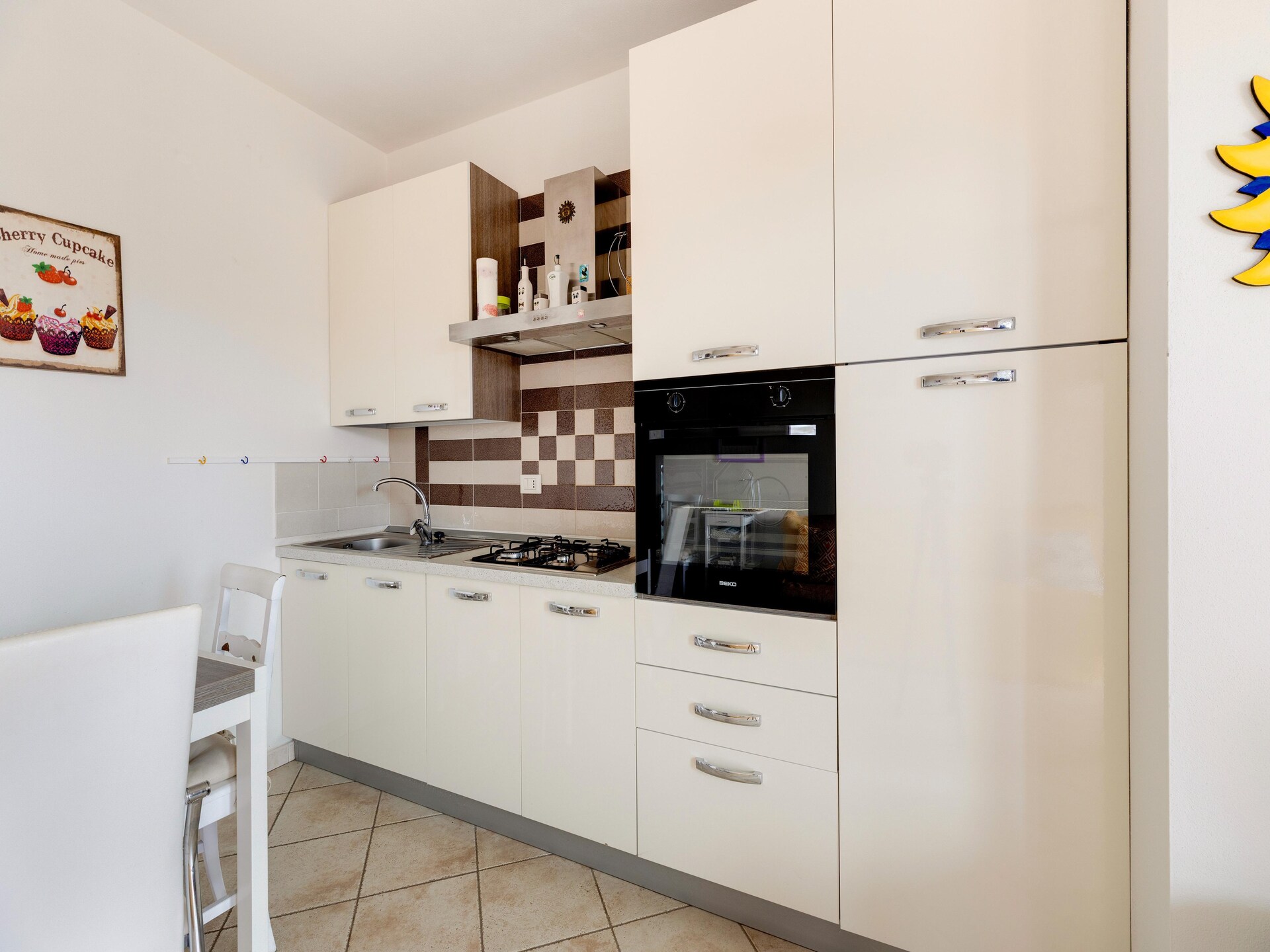 Licht appartement met zwembad en terras, 500m van zee in Castelsardo - foto 13