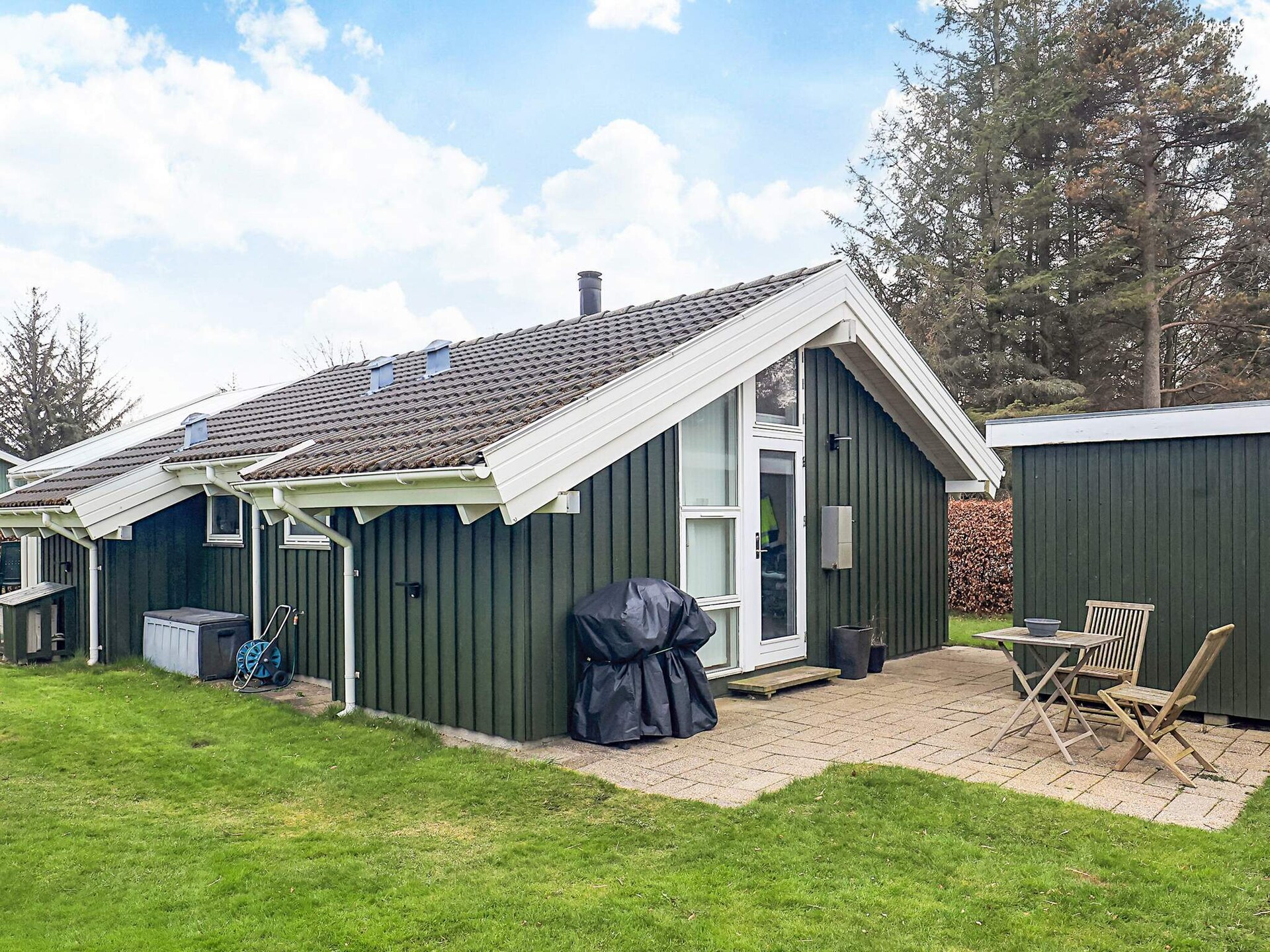 Licht vakantiehuis bij Hals met serre, houtkachel en zee op 300 meter - foto 2