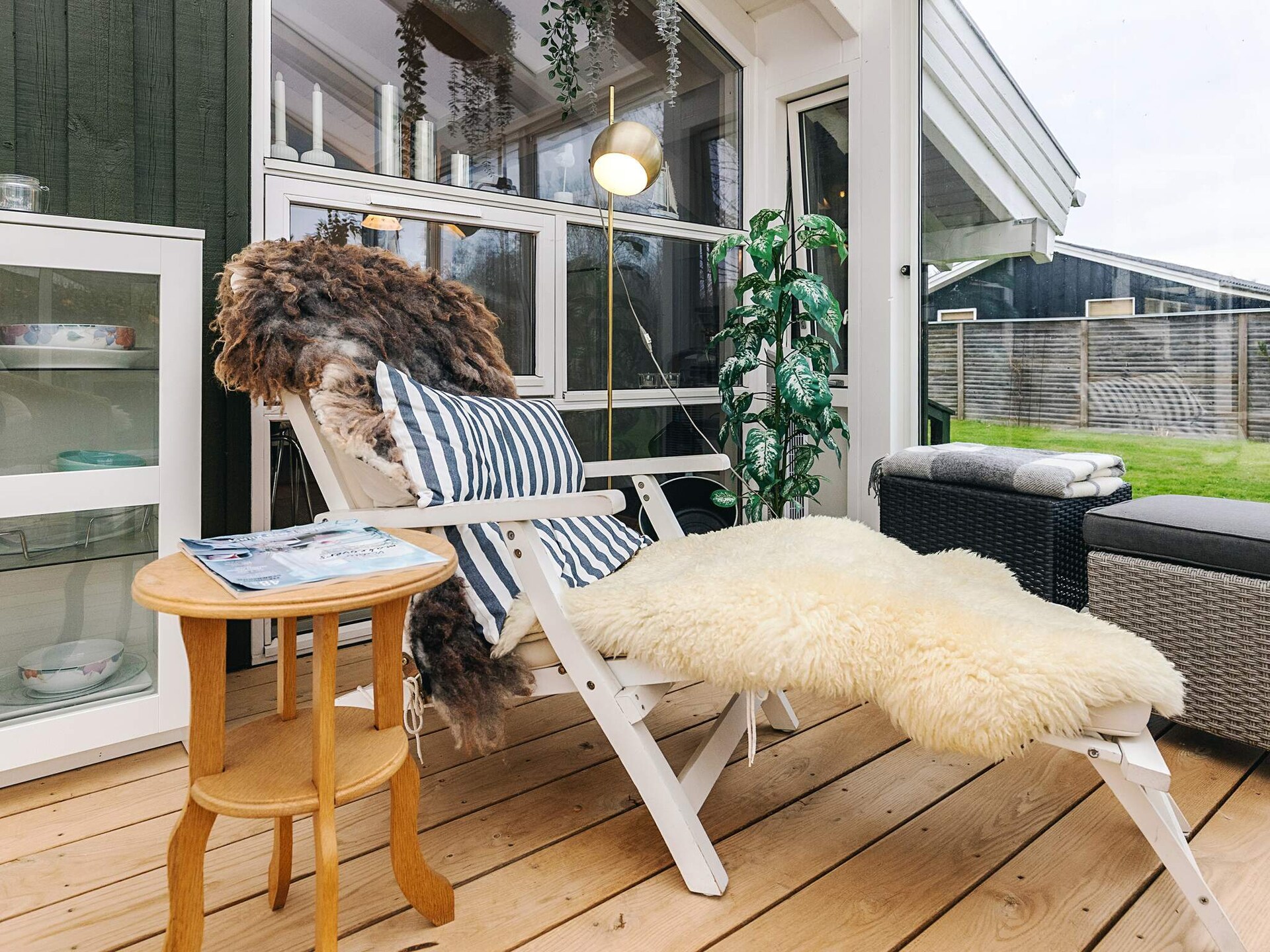 Licht vakantiehuis bij Hals met serre, houtkachel en zee op 300 meter - foto 12