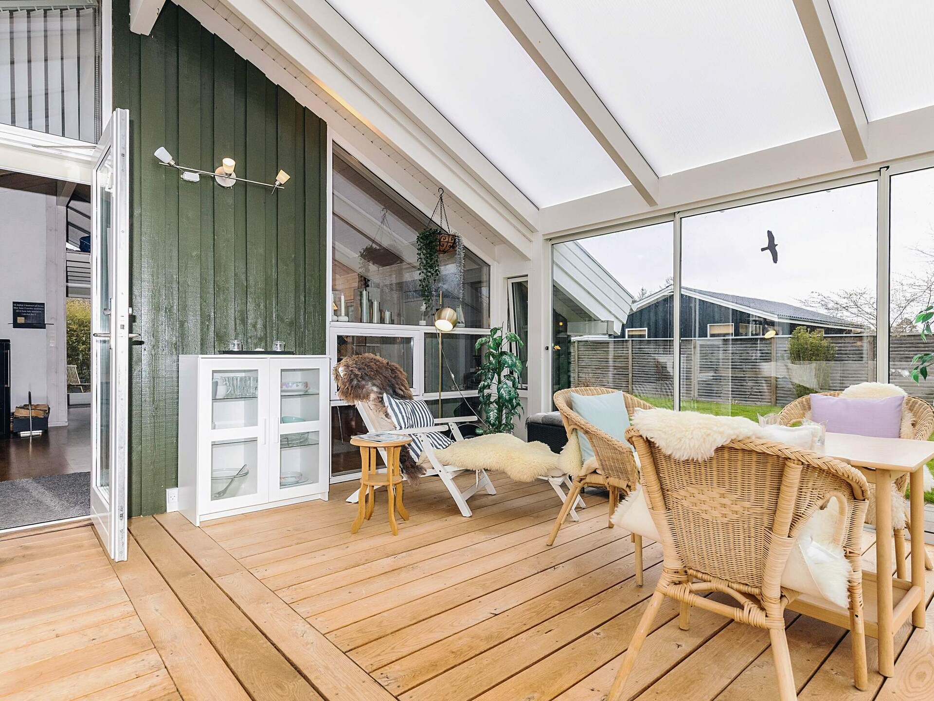 Licht vakantiehuis bij Hals met serre, houtkachel en zee op 300 meter - foto 18