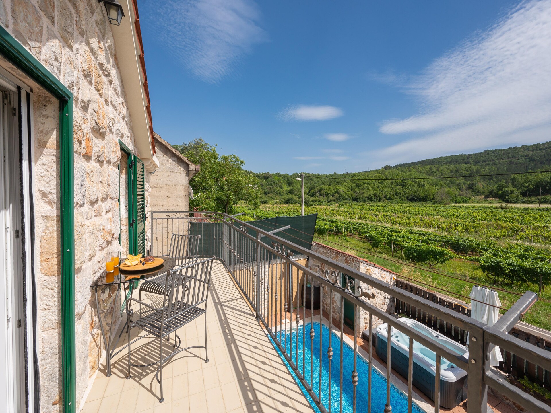 Villa Old House: privézwembad, jacuzzi en zomerkeuken bij Šumet - foto 36