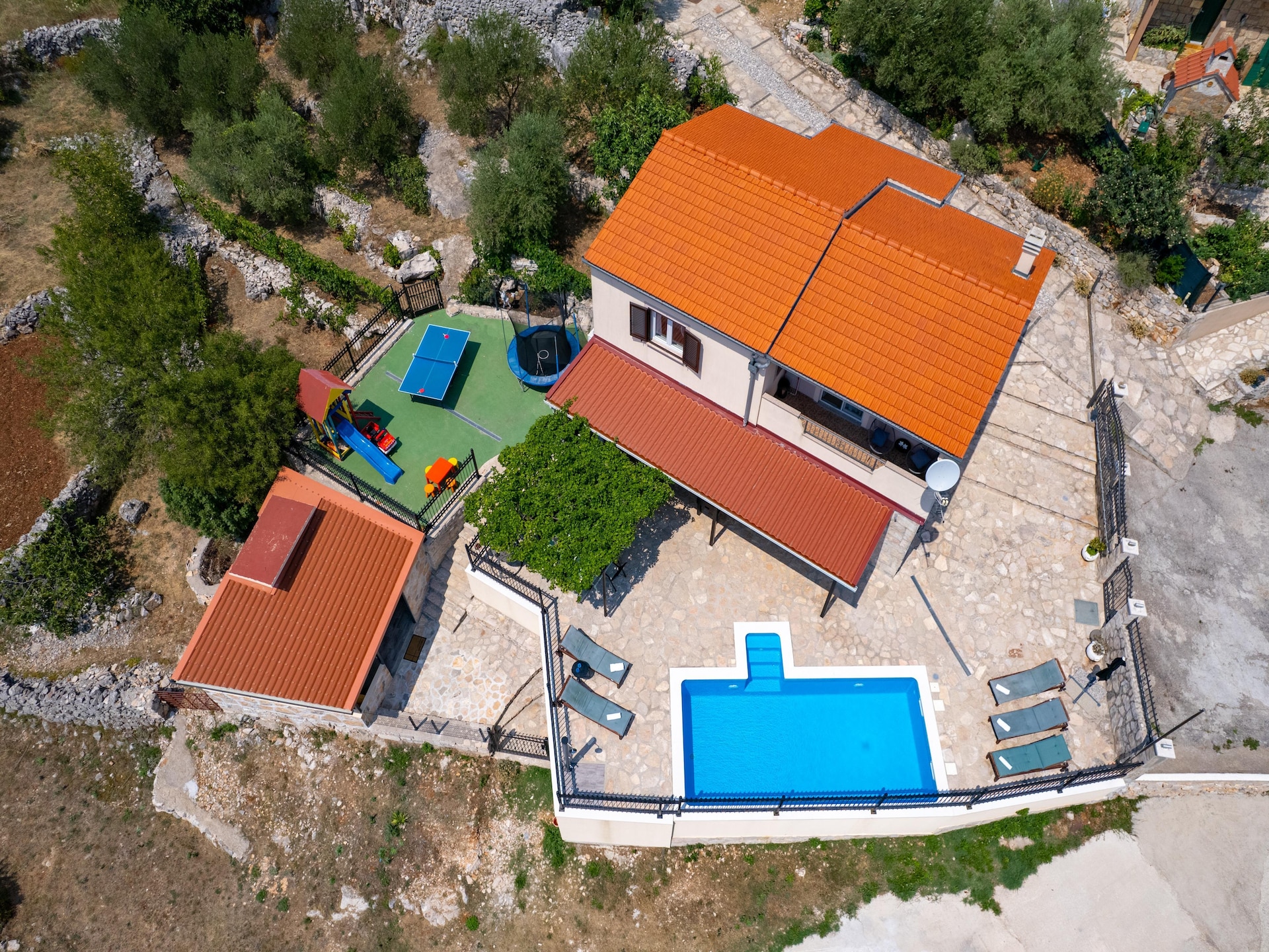 Villa Didovina: Ruim familieparadijs met privézwembad bij Split - foto 32