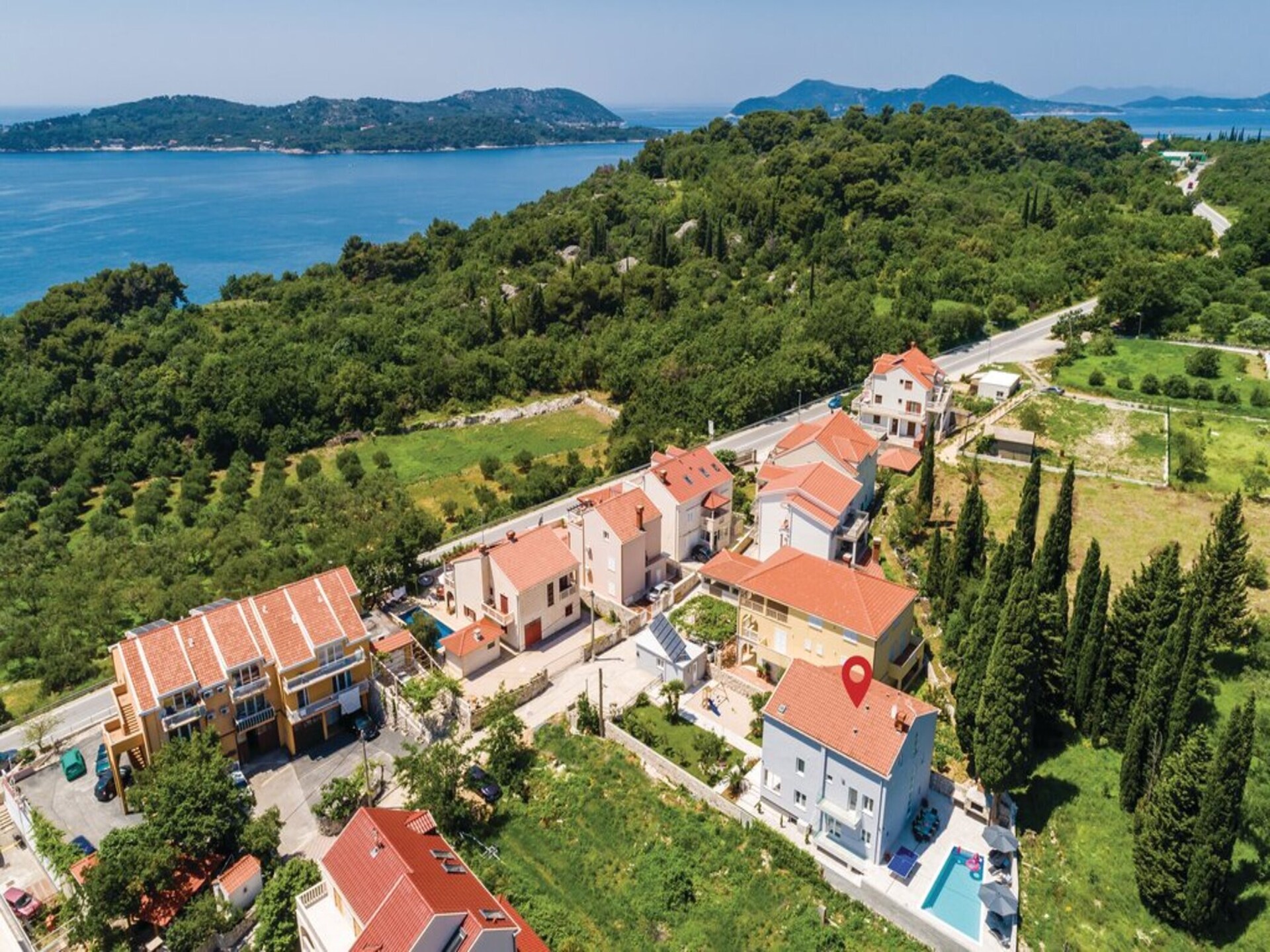 8-persoons villa in Zaton met privézwembad op 700m van het strand - foto 40