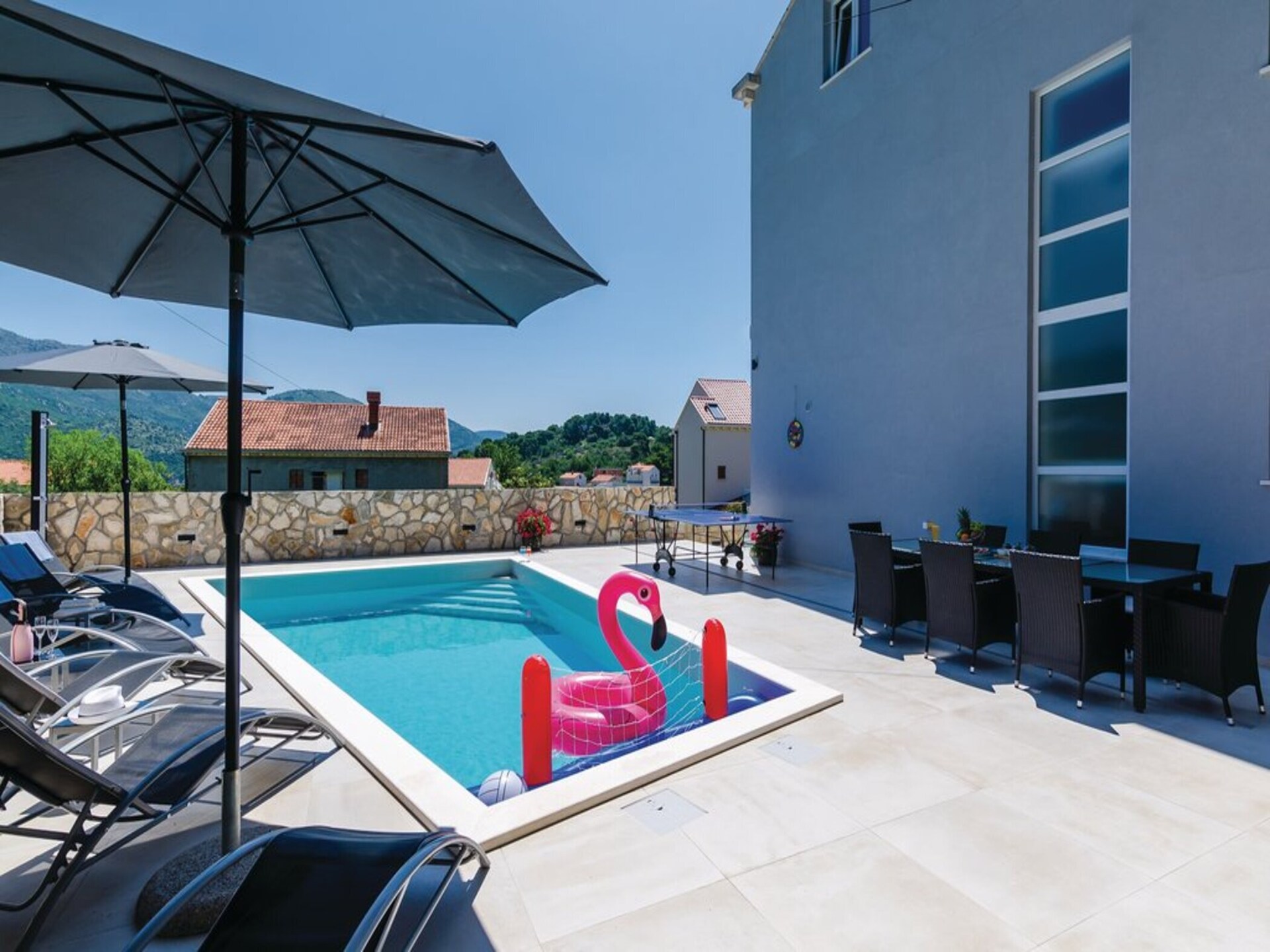8-persoons villa in Zaton met privézwembad op 700m van het strand - foto 12