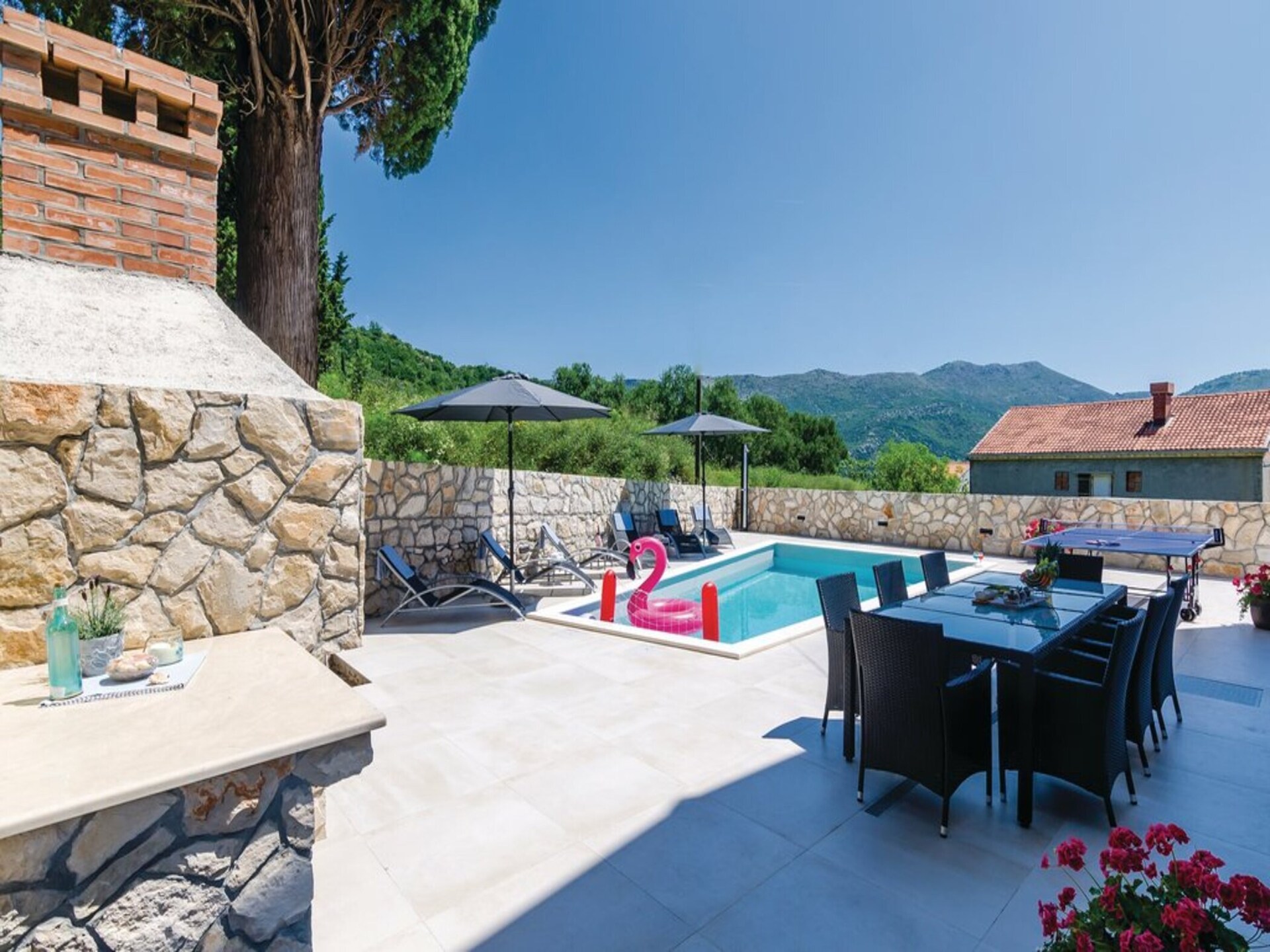 8-persoons villa in Zaton met privézwembad op 700m van het strand - foto 29