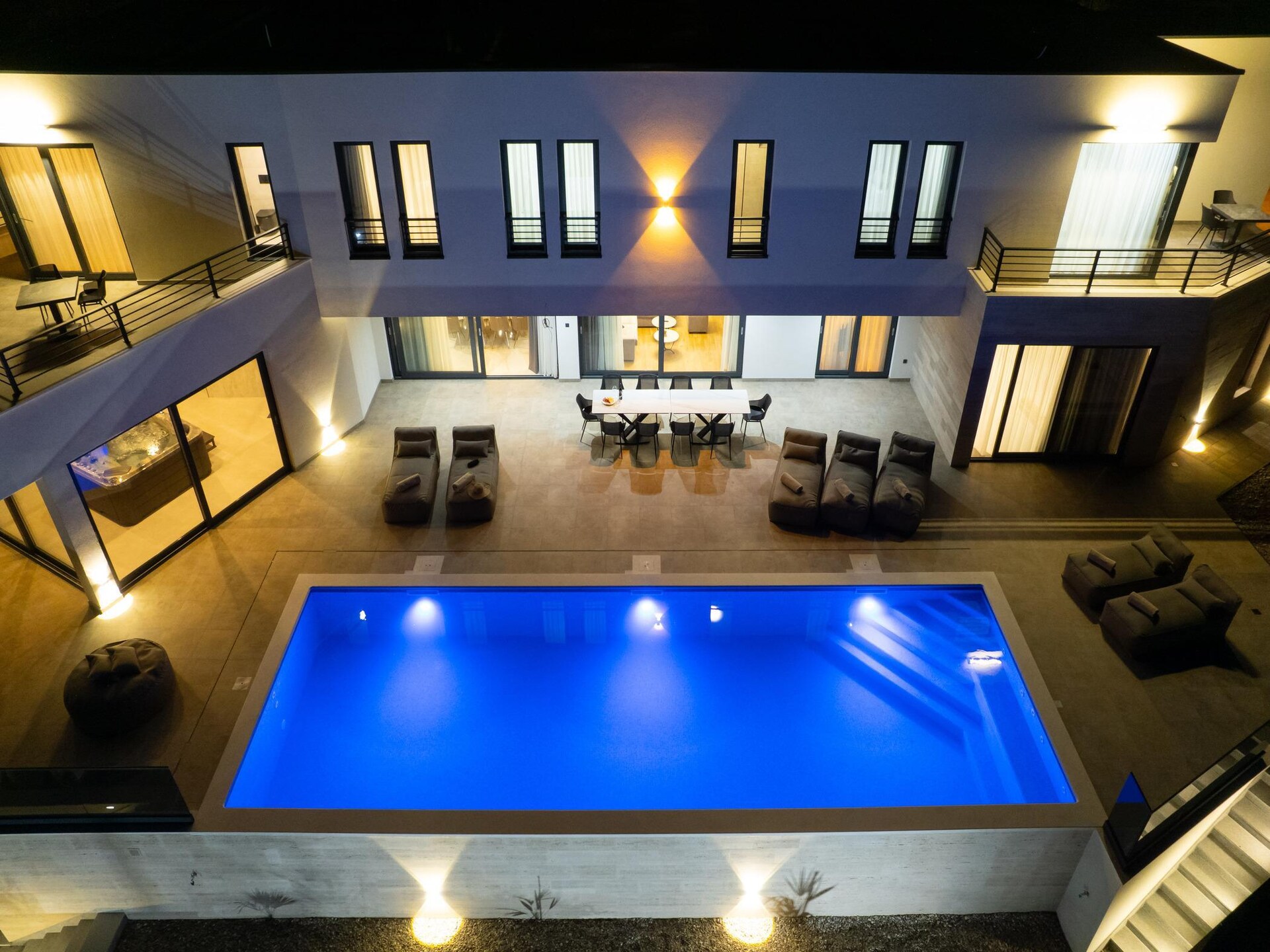 Villa Ivana met panoramisch zeezicht, privézwembad en spa in Stanići - foto 19