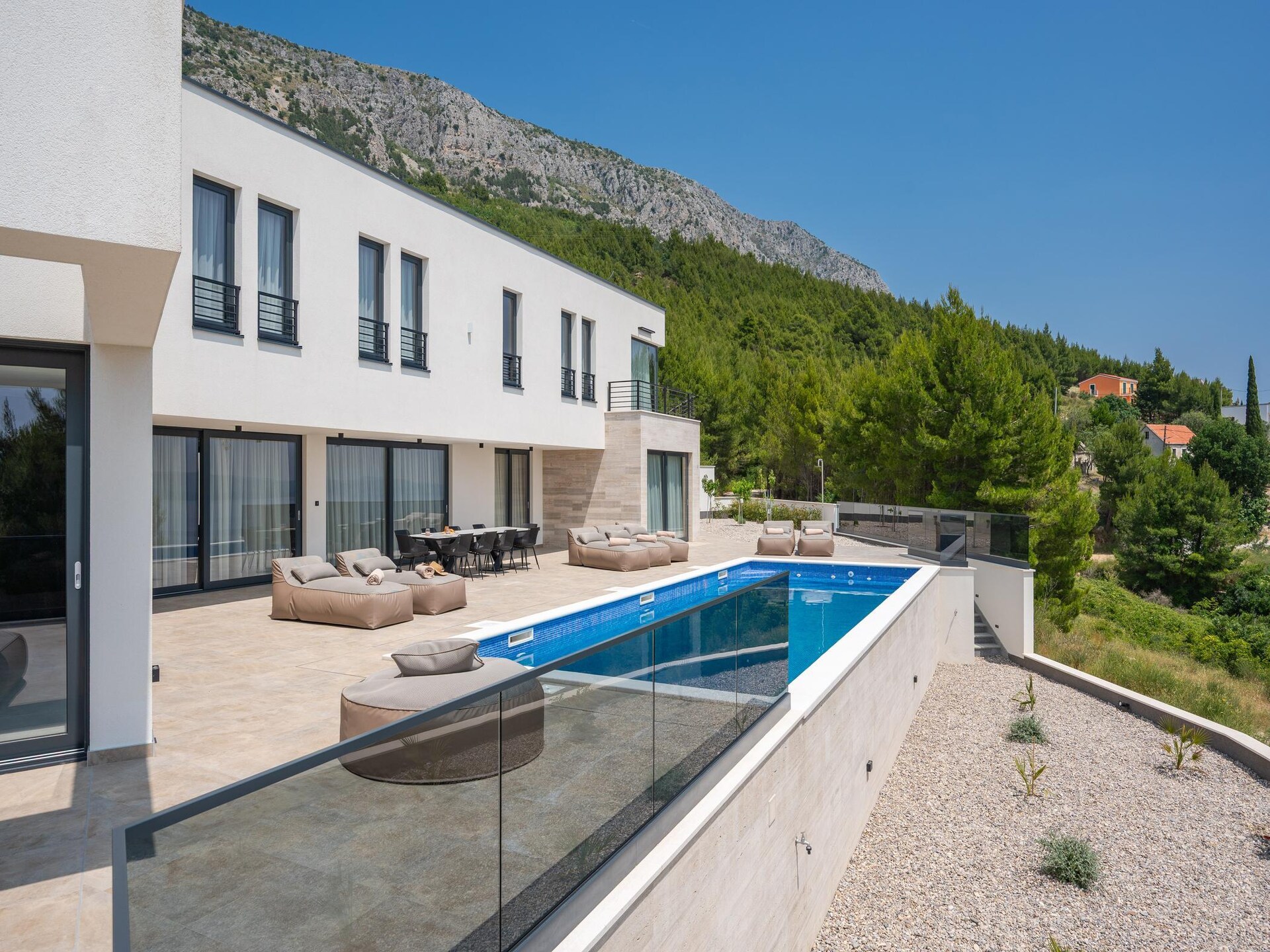 Villa Ivana met panoramisch zeezicht, privézwembad en spa in Stanići - foto 15