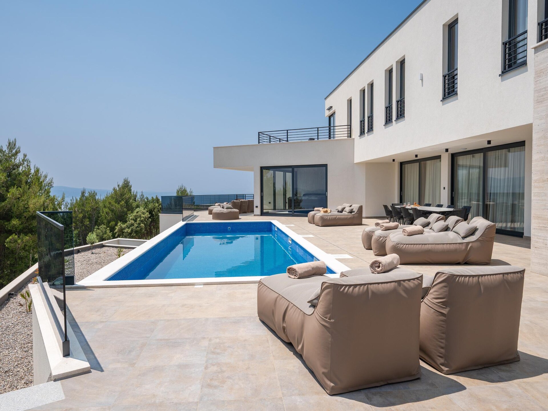 Villa Ivana met panoramisch zeezicht, privézwembad en spa in Stanići - foto 3