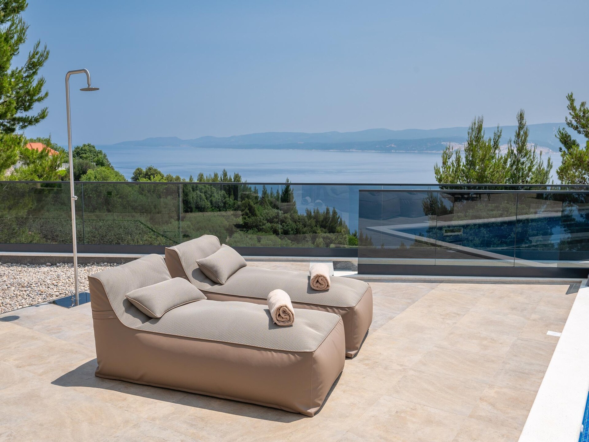 Villa Ivana met panoramisch zeezicht, privézwembad en spa in Stanići - foto 22