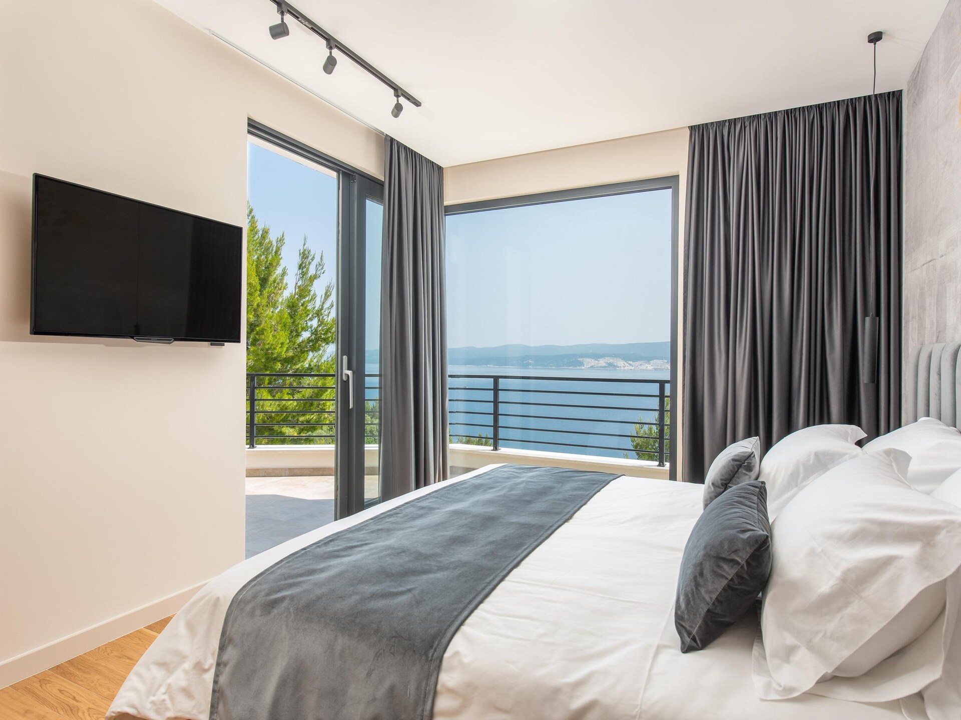 Villa Ivana met panoramisch zeezicht, privézwembad en spa in Stanići - foto 25