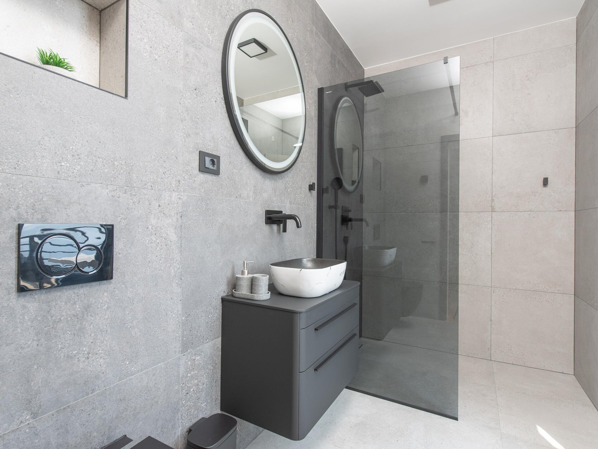 Villa Ivana met panoramisch zeezicht, privézwembad en spa in Stanići - foto 35