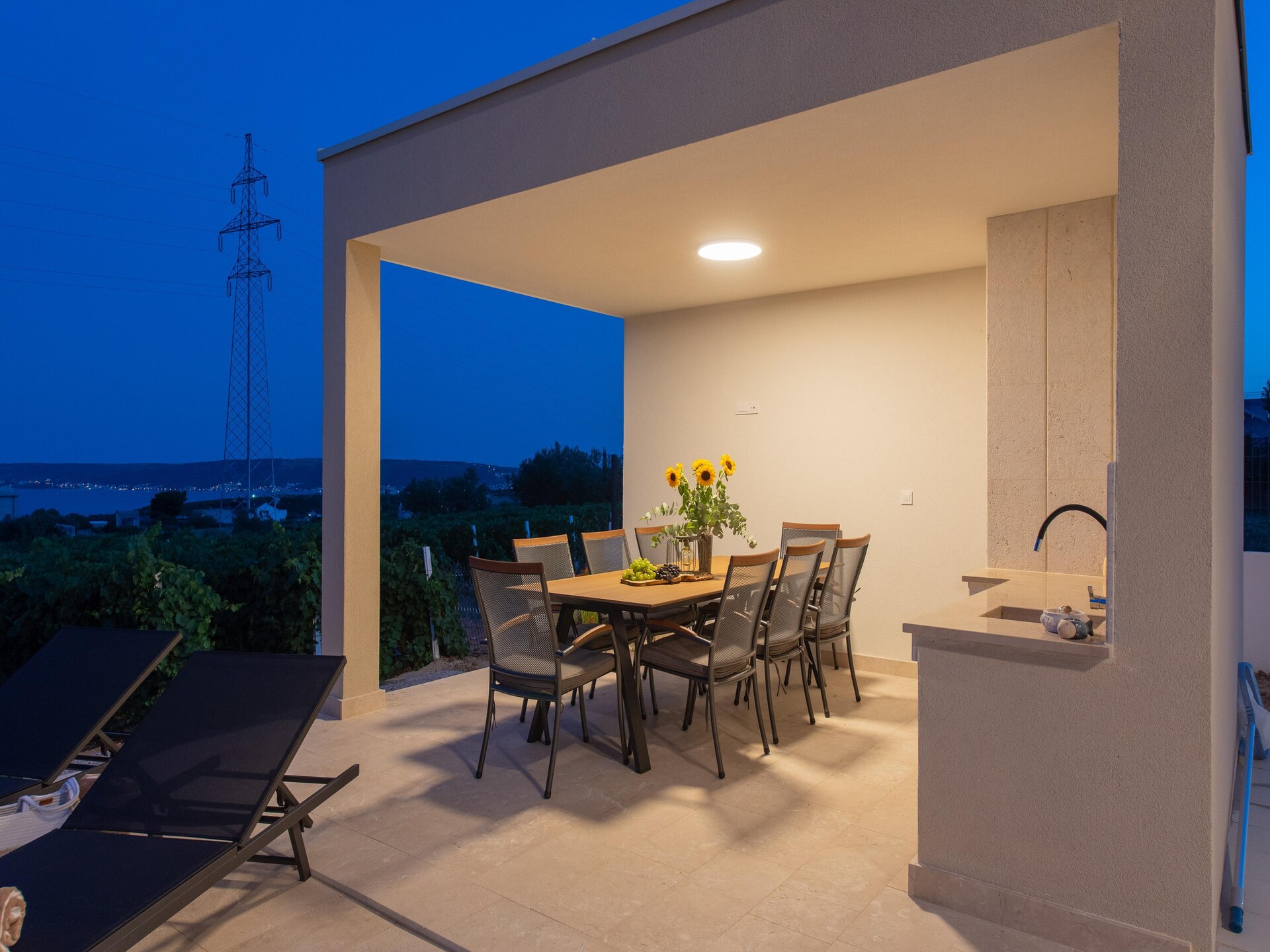 Villa Vista Vinea: luxe privévilla met panoramisch uitzicht en verwarmd zwembad bij Split - foto 44