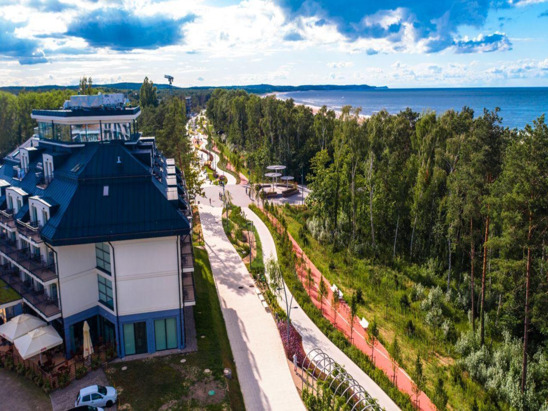 Op 900 m van zee: Ruim appartement bij het kuurpark in Świnoujście - foto 21