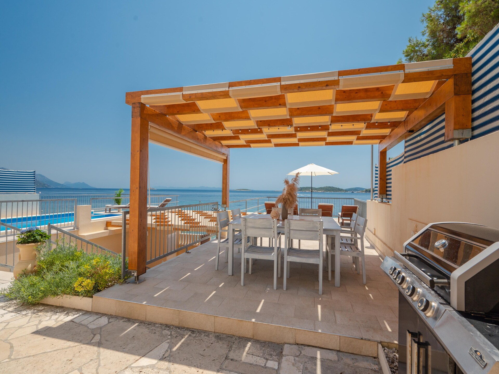 Villa AdriaStone: Luxe villa aan zee met privézwembad in Orebić, 10m van strand - foto 29